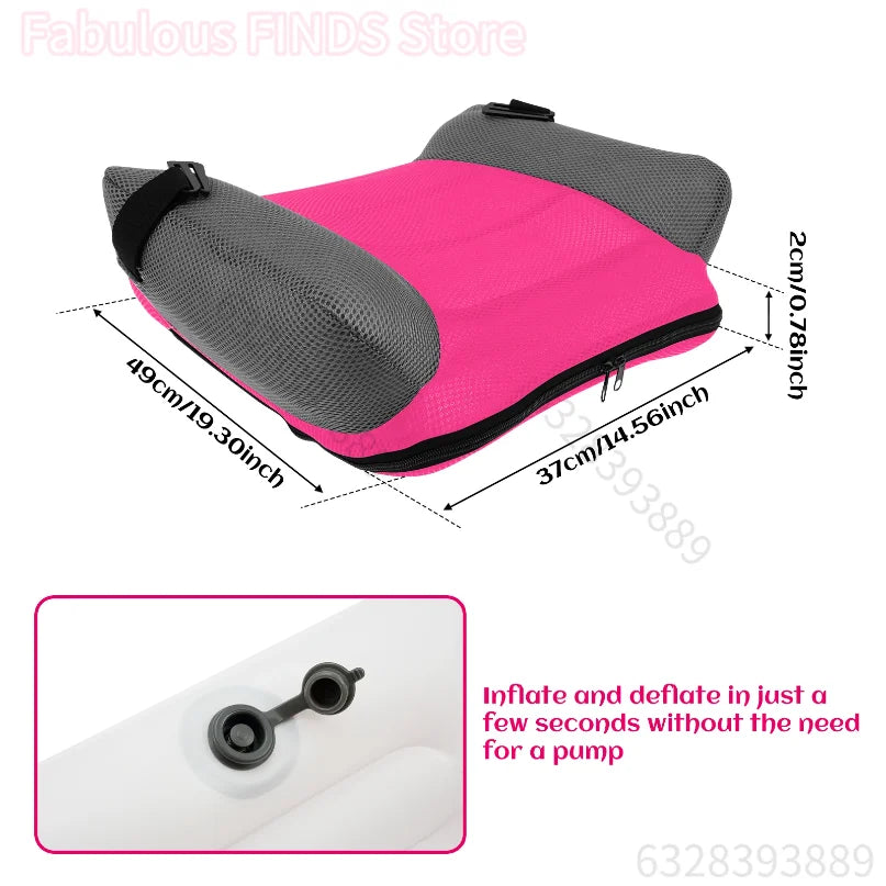 All Aboard Baby! Inflatable Car Booster Seat With Storage Bag| Travel Hack For Busy Parents